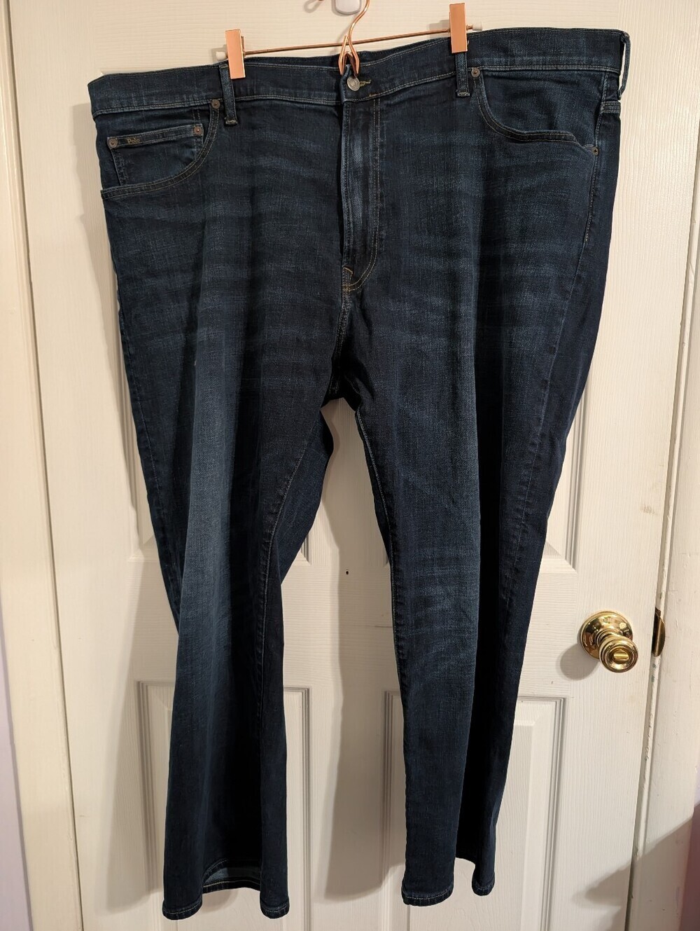 Polo Ralph Lauren Mens Jeans Blue Hampton Straight Denim Mens 46Bx30